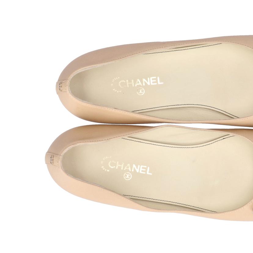 CHANEL シャネル/パールリボンバレエシューズ/G31355//サイズ:37C/Aランク/91