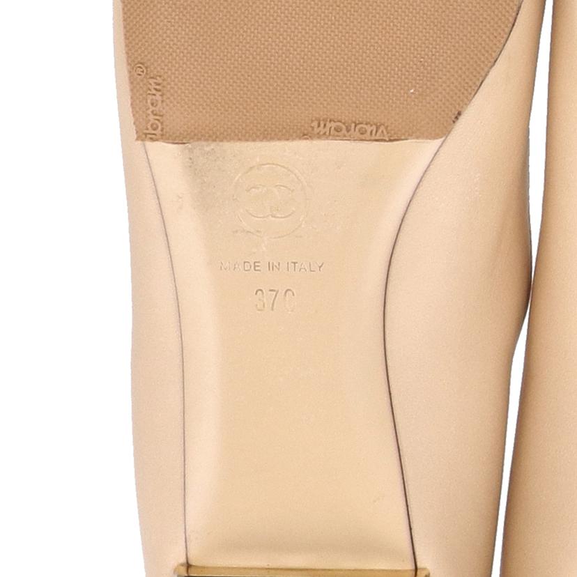 CHANEL シャネル/パールリボンバレエシューズ/G31355//サイズ:37C/Aランク/91