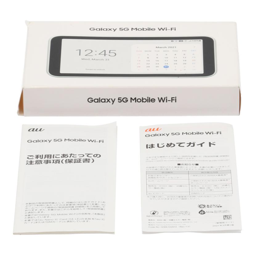 SAMSUNG au サムスン/モバイルルーター/Galaxy 5G Mobile Wi-Fi/SCR01//RFBR600JXNT/Bランク/84