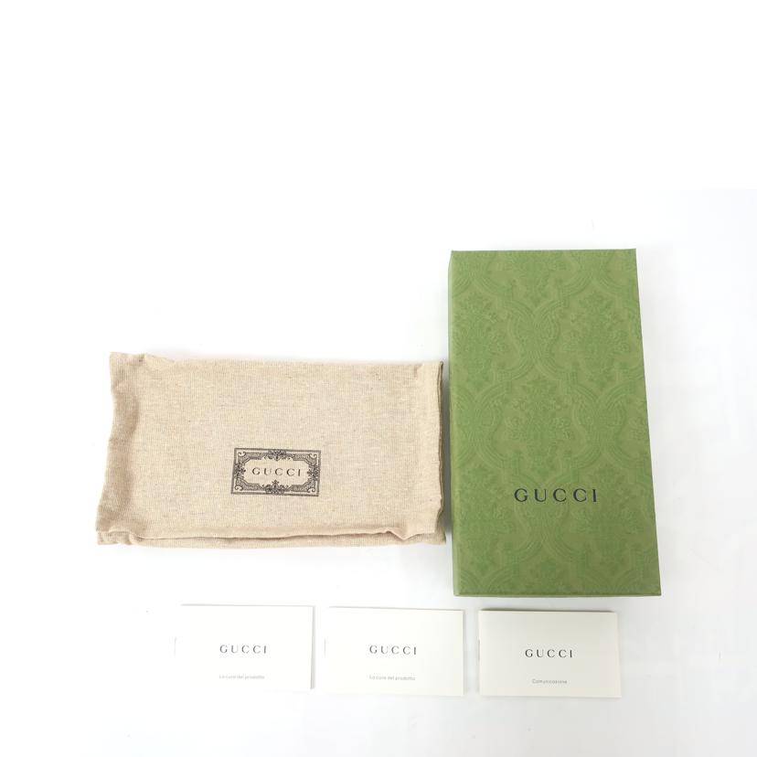 GUCCI グッチ/オフディアGGラウンド 長財布 ネイビー/523154//ABランク/65