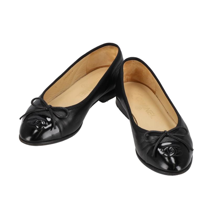 CHANEL シャネル/ラムスキン/ココマークバレリーナシューズ/G02819 Y01552//サイズ:35 1/2/ABランク/91