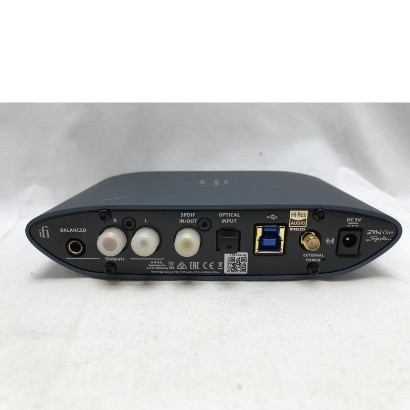 ifi audio/Universal DAC/ZEN one Signature//5313003334/ABランク/51