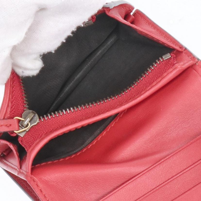 GUCCI グッチ/GGスプリーム コンパクトウォレット チェリー/476050//114*/Aランク/01