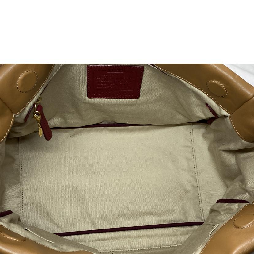 COACH コーチ/レザーターンロック トートバッグ/21237//J12**/Bランク/52