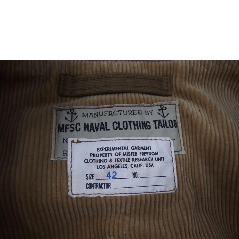 Mister Freedom×SUGAR CANE ミスターフリーダム シュガーケーン/SUGAR CANE Pコート/ジャングルクロス/SC15424//ABランク/82