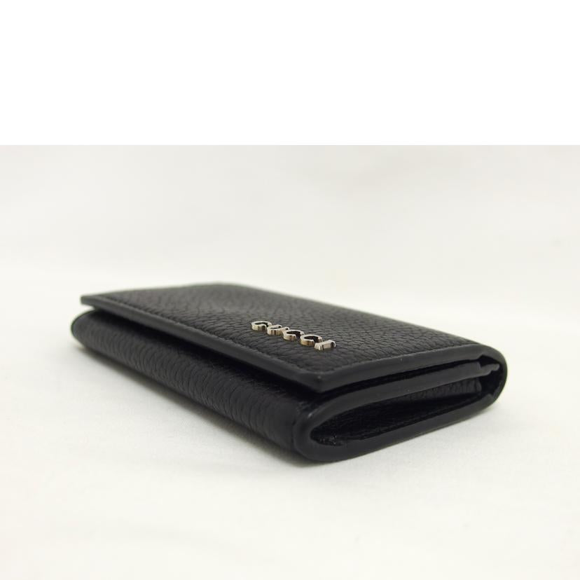 GUCCI グッチ/カードケース/フラップ/ロゴ/レザー/771152//218*/Aランク/04