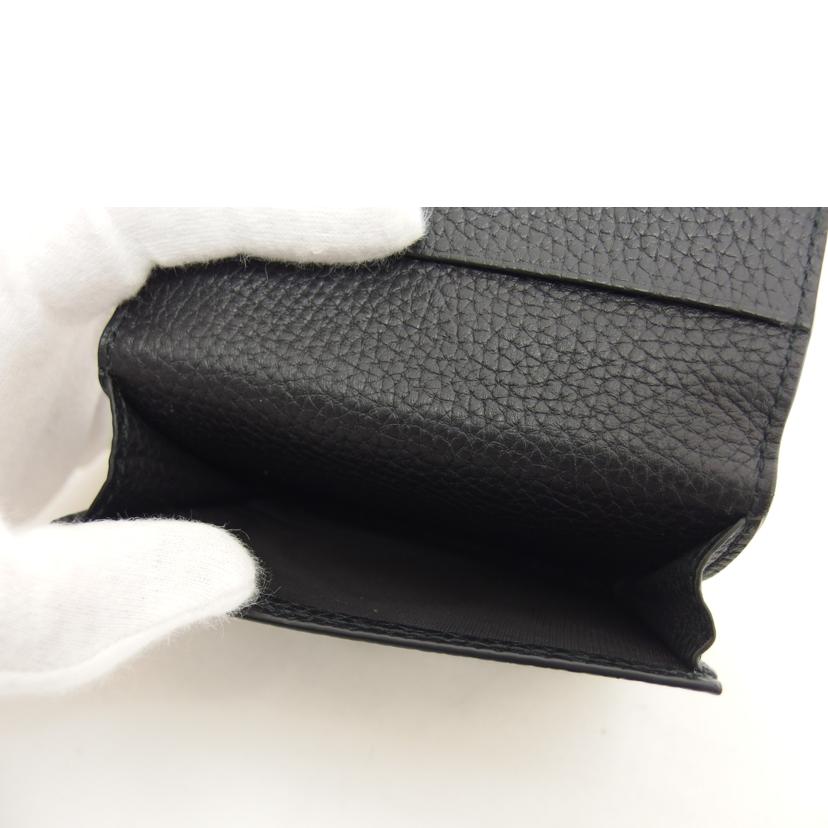 GUCCI グッチ/カードケース/フラップ/ロゴ/レザー/771152//218*/Aランク/04