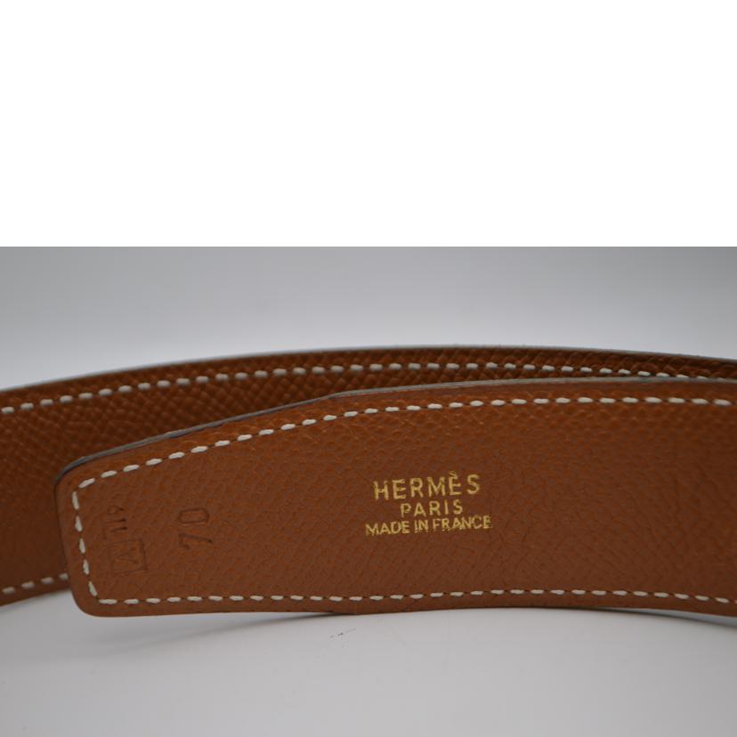 HERMES エルメス/Hバックルレザーベルト70//A□刻****/Bランク/89