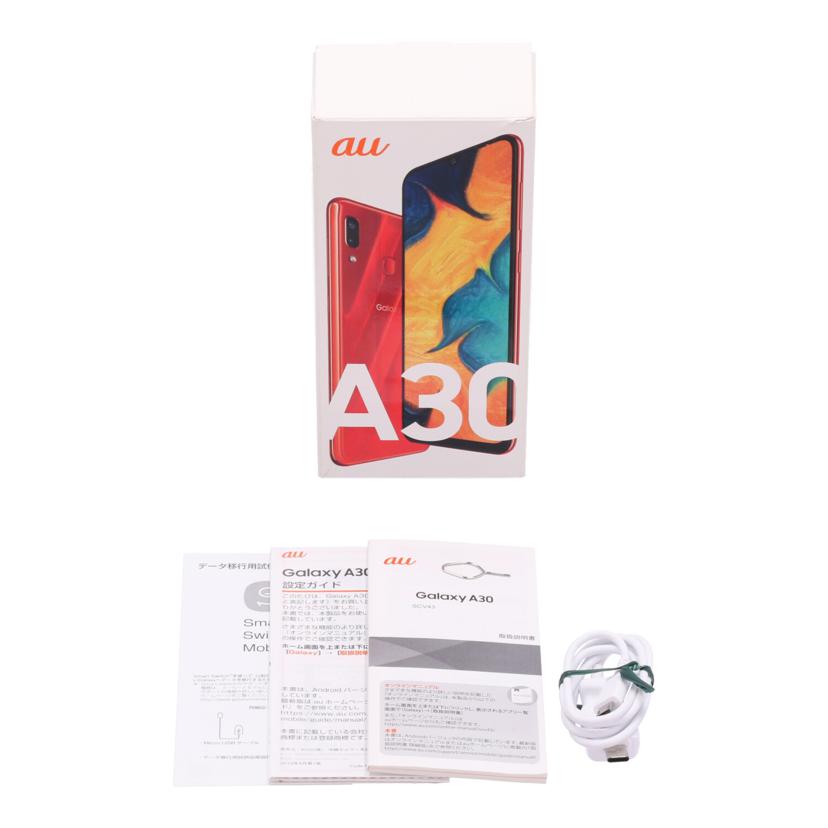 SAMSUNG au サムスン /スマートフォン/Galaxy A30/SCV43//R58N109V5BT/Bランク/78