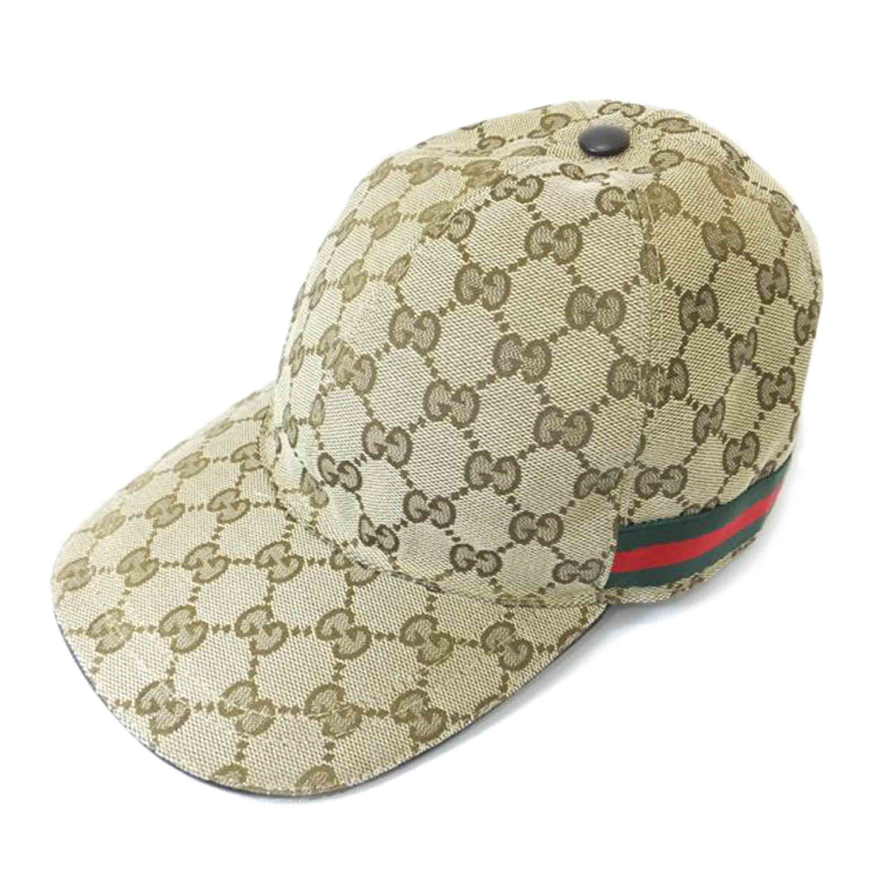 GUCCI グッチ/GGキャンバスベースボールキャップ/Lサイズ59/200035//601***/Aランク/88