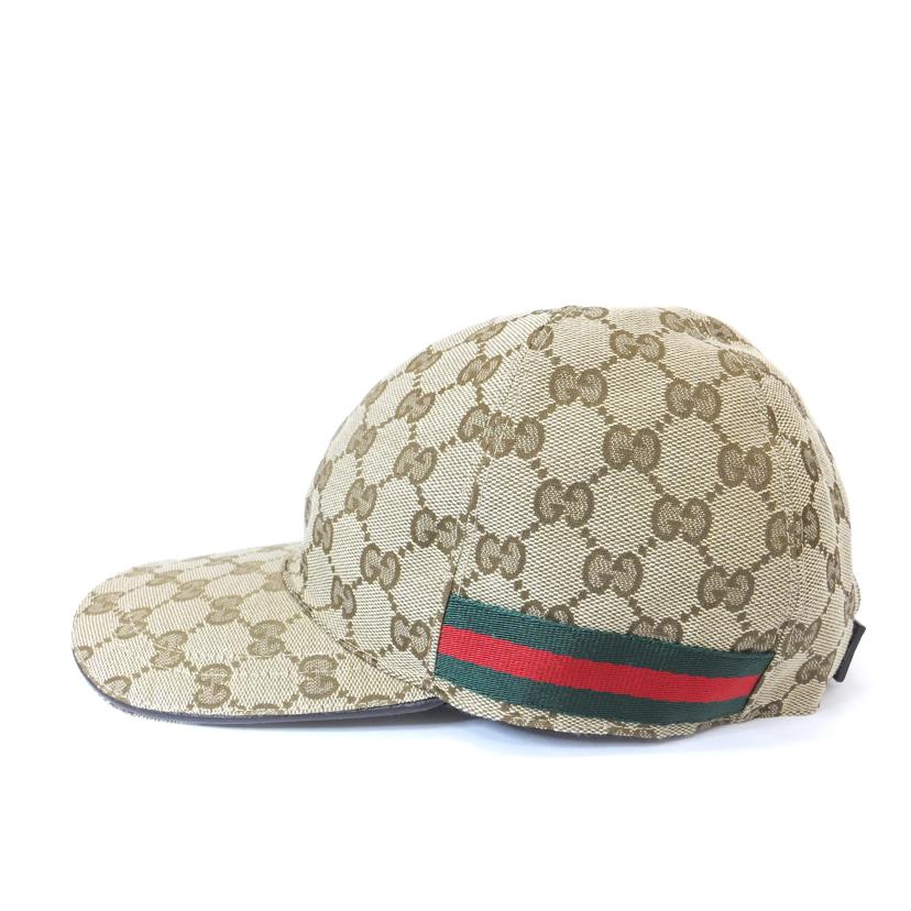 GUCCI グッチ/GGキャンバスベースボールキャップ/Lサイズ59/200035//601***/Aランク/88