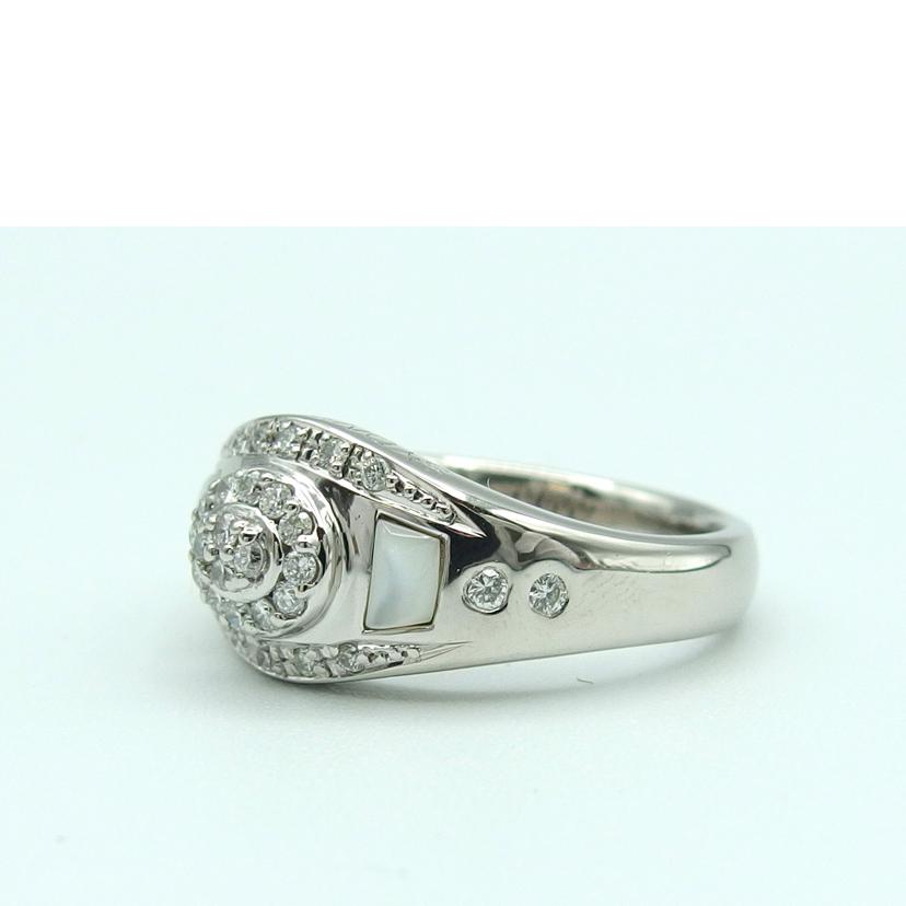 PT900色石ダイヤリング0.28ct#14.5//Aランク/04