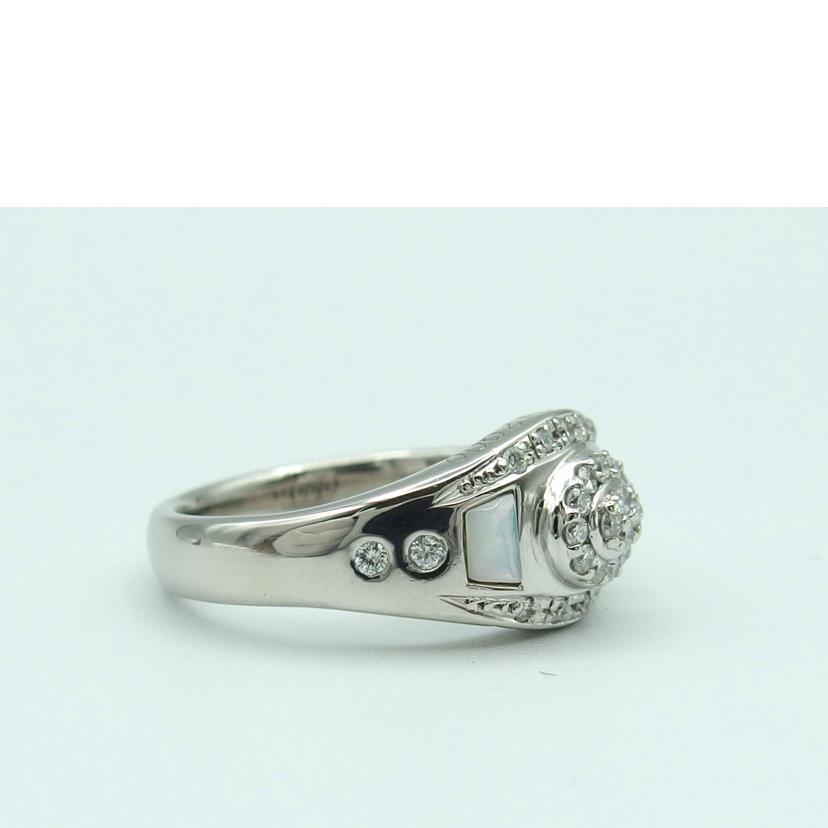 PT900色石ダイヤリング0.28ct#14.5//Aランク/04