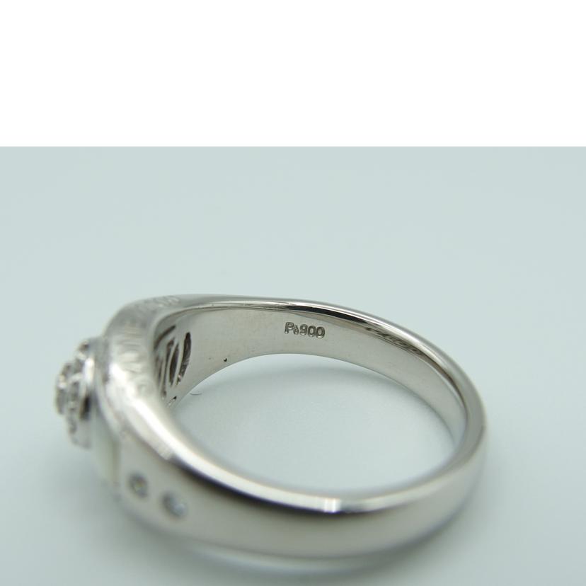 PT900色石ダイヤリング0.28ct#14.5//Aランク/04