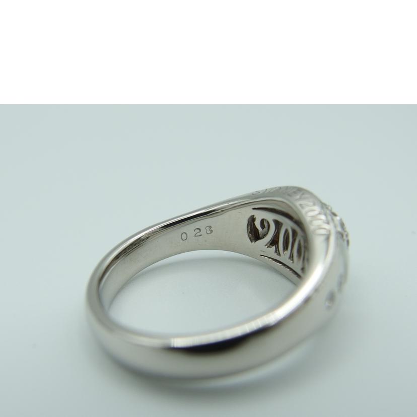 PT900色石ダイヤリング0.28ct#14.5//Aランク/04