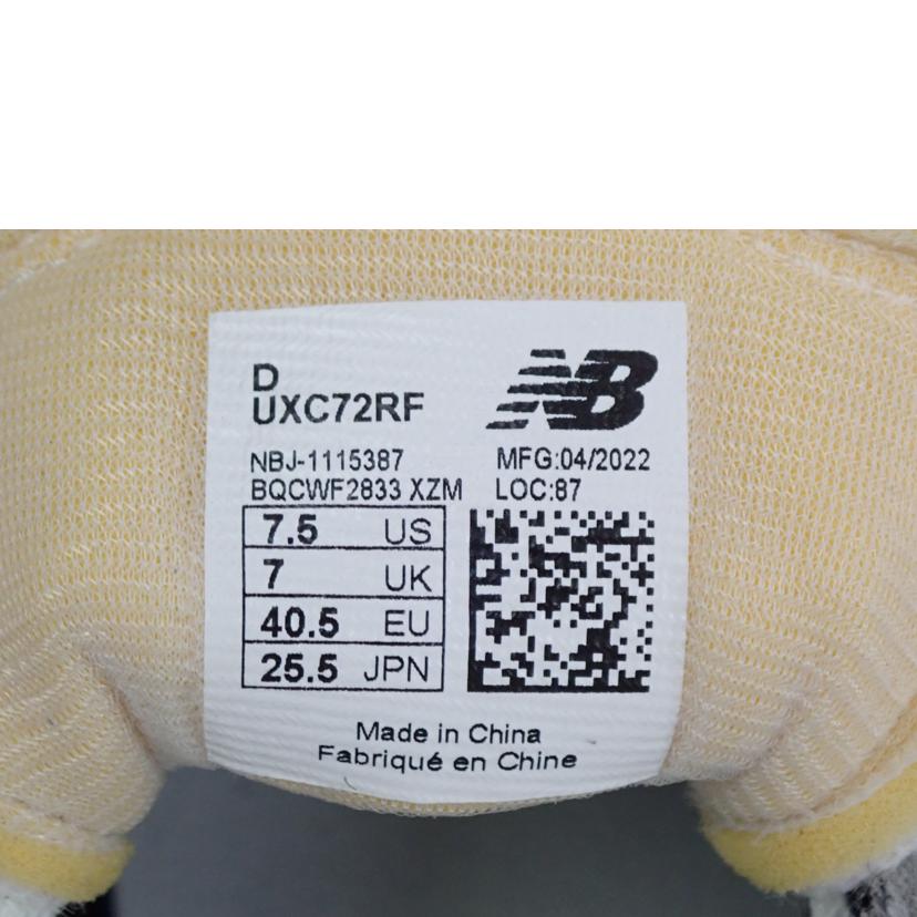 new balance ニューバランス/NB72 スニーカー/UXC72RF//25.5cm/Bランク/62
