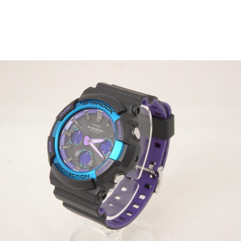 CASIO カシオ/G-SHOCK/ラバー/電波ソーラー/GAS-100BL//Aランク/76