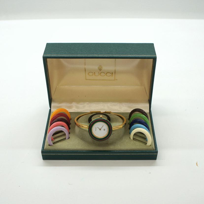 GUCCI グッチ/チェンジベゼルウォッチ/レディース/クオーツ/11/12//049****/ABランク/89