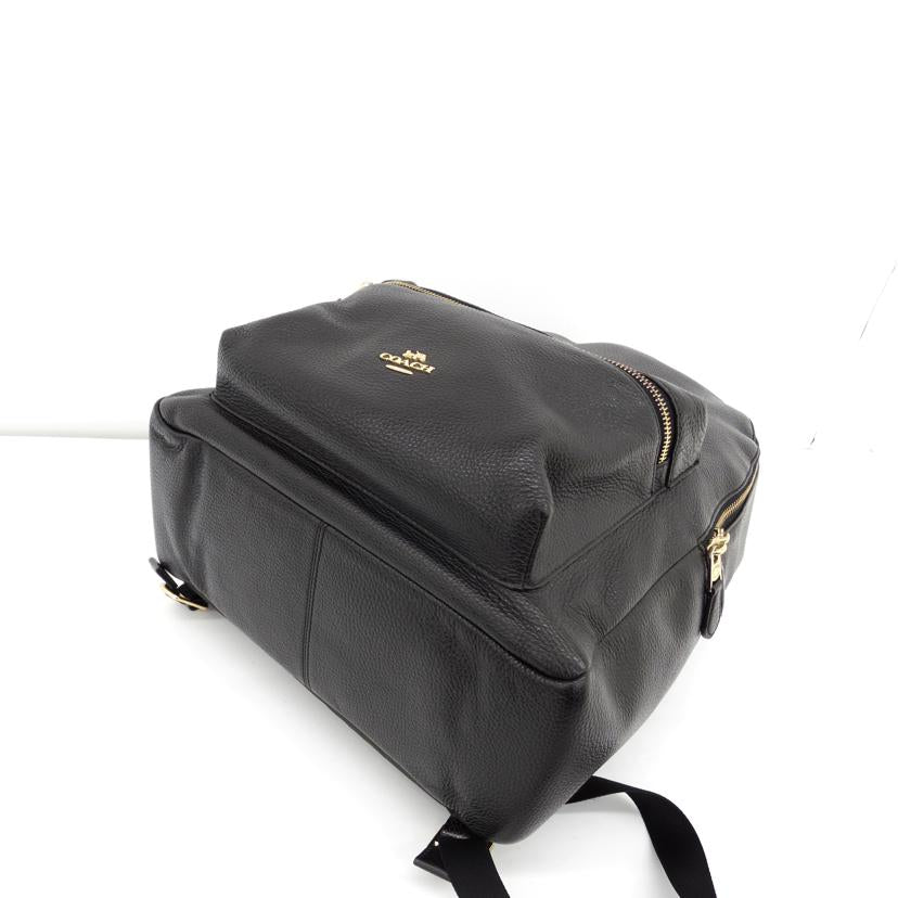 COACH コーチ/ペプルドレザーバックパック/ブラック/F29004//J19**/ABランク/75