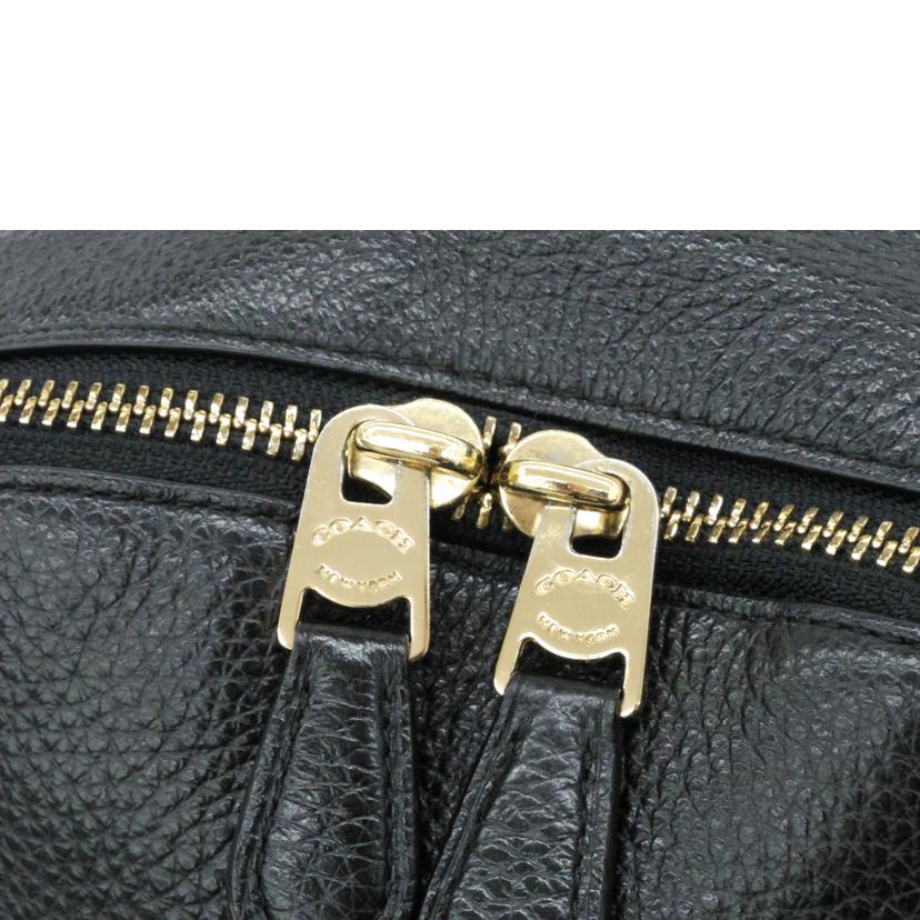 COACH コーチ/ペプルドレザーバックパック/ブラック/F29004//J19**/ABランク/75