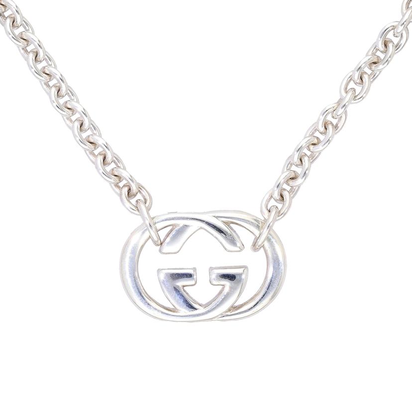 GUCCI グッチ/グッチ インターロッキングGネックレス//ABランク/75