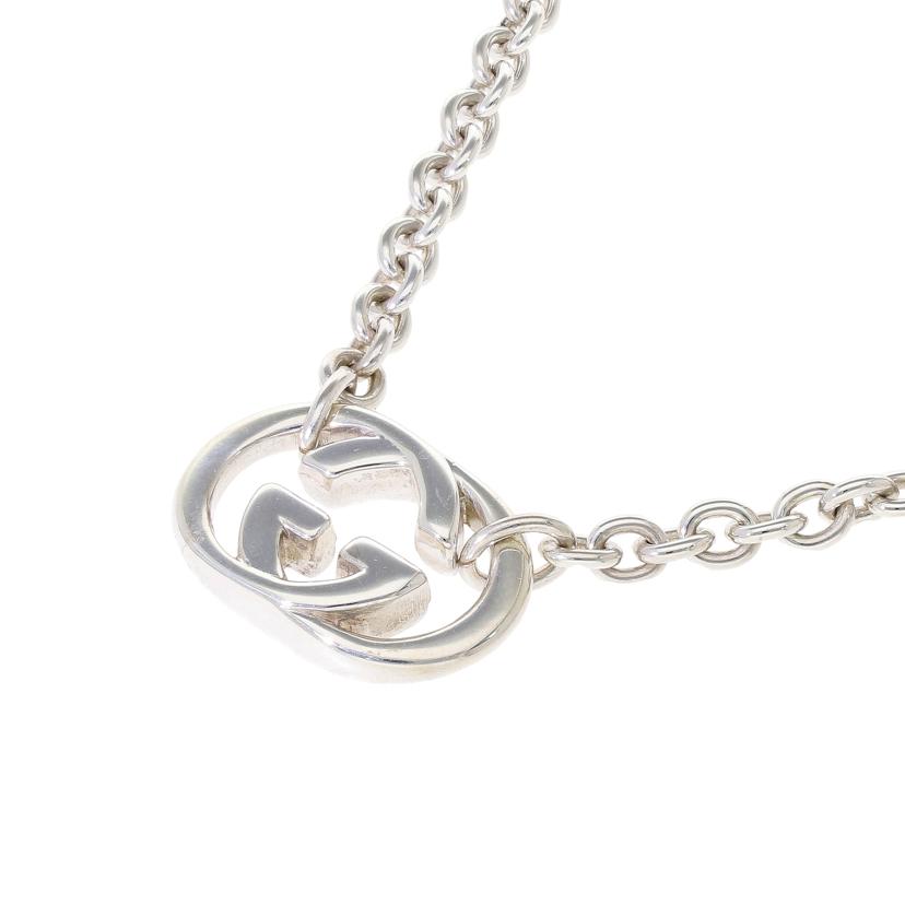 GUCCI グッチ/グッチ インターロッキングGネックレス//ABランク/75