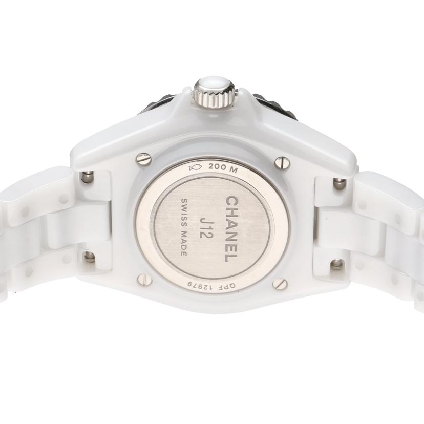 CHANEL シャネル/J12・ホワイト/レディース/クオーツ/H5698//QPF*****/Aランク/92