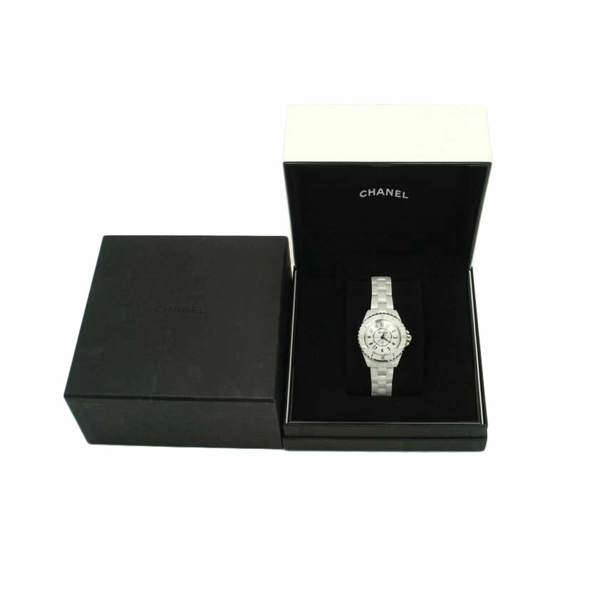 CHANEL シャネル/J12・ホワイト/レディース/クオーツ/H5698//QPF*****/Aランク/92