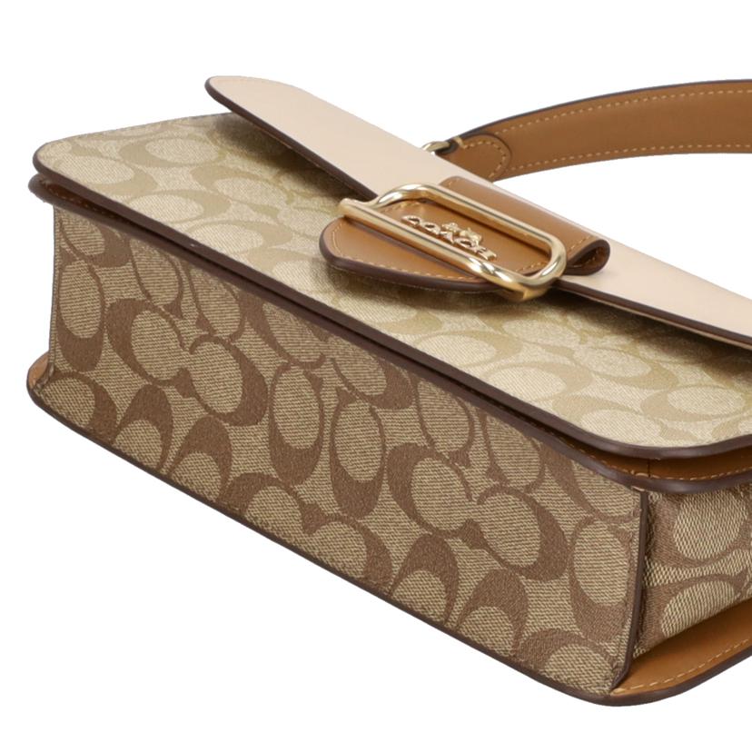 COACH コーチ/モーガンスクエアシグネチャー2WAYショルダー/CR332//M23**/Aランク/75