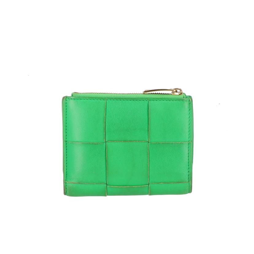 BOTTEGA VENETA ボッテガヴェネタ/スモールカセット/イントレチャート/二つ折り財布//P02*******/BCランク/19