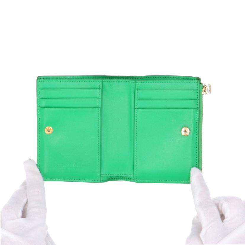 BOTTEGA VENETA ボッテガヴェネタ/スモールカセット/イントレチャート/二つ折り財布//P02*******/BCランク/19