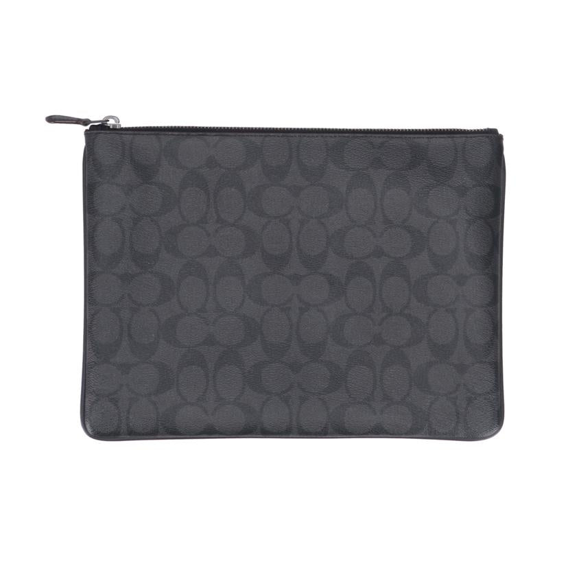 COACH コーチ/シグネチャークラッチバッグ/グレー/F25520//H19**/Aランク/75