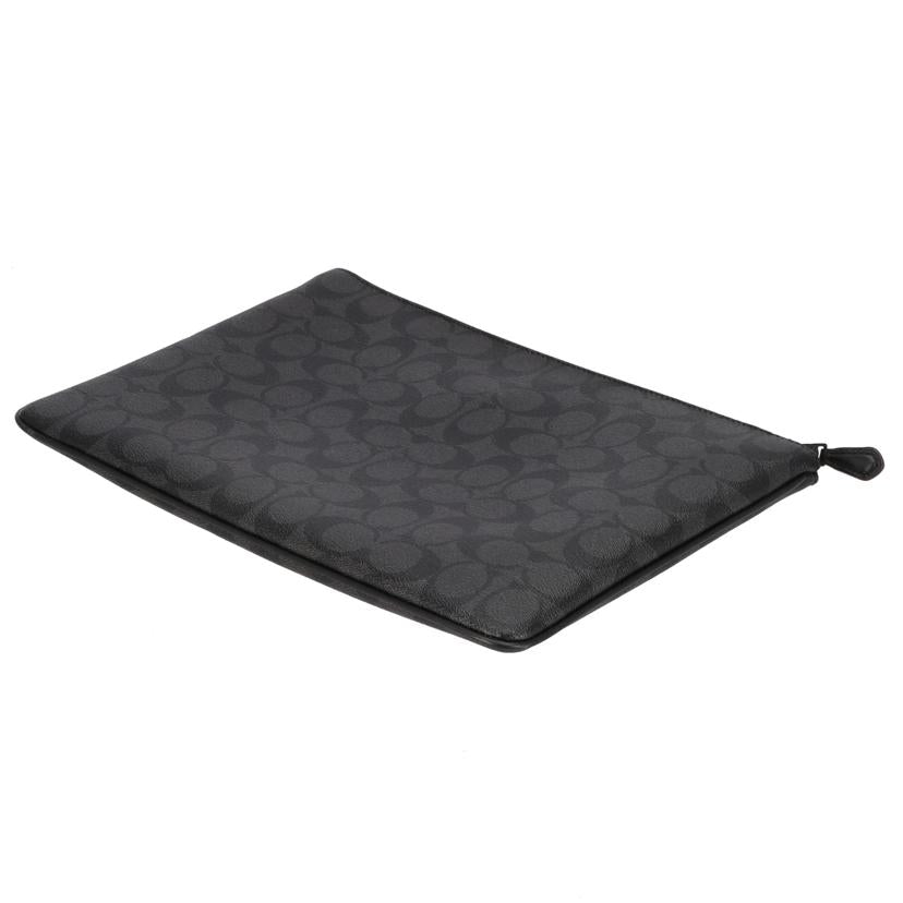 COACH コーチ/シグネチャークラッチバッグ/グレー/F25520//H19**/Aランク/75