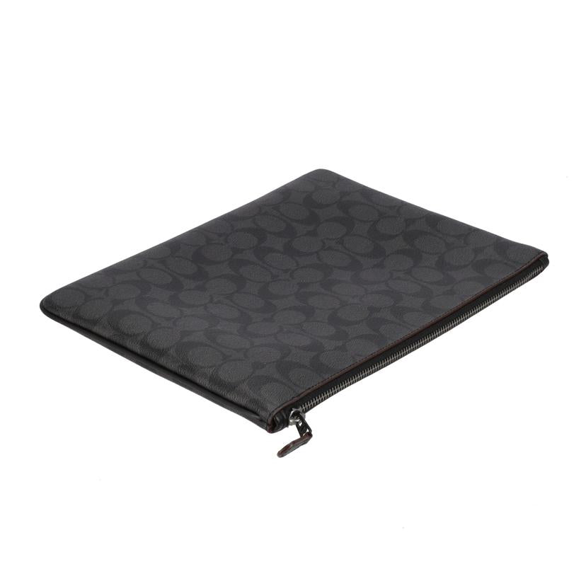 COACH コーチ/シグネチャークラッチバッグ/グレー/F25520//H19**/Aランク/75