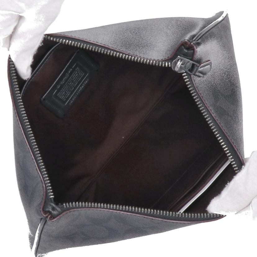 COACH コーチ/シグネチャークラッチバッグ/グレー/F25520//H19**/Aランク/75