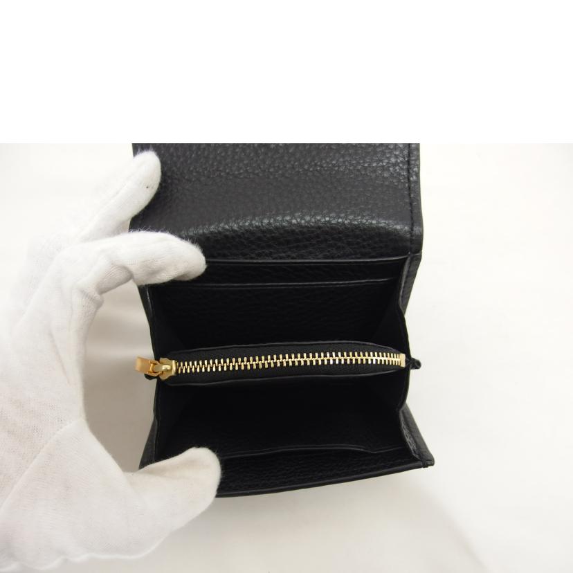 TORY BURCH トリーバーチ/ミラーミニウォレット/ブラック//ABランク/04