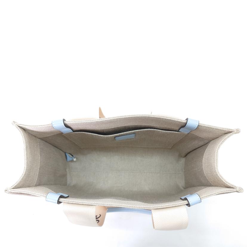 CHLOE/ウッディ ミディアムキャンバス×レザートートバッグ//032*******/Aランク/09