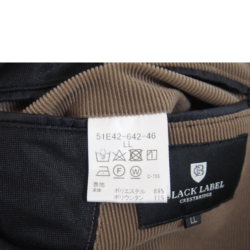 BLACK LABEL CREST BRIDGE ブラックレーベルクレストブリッジ/ストレッチコーデュロイスーツ/51E42-642-46//ABランク/71