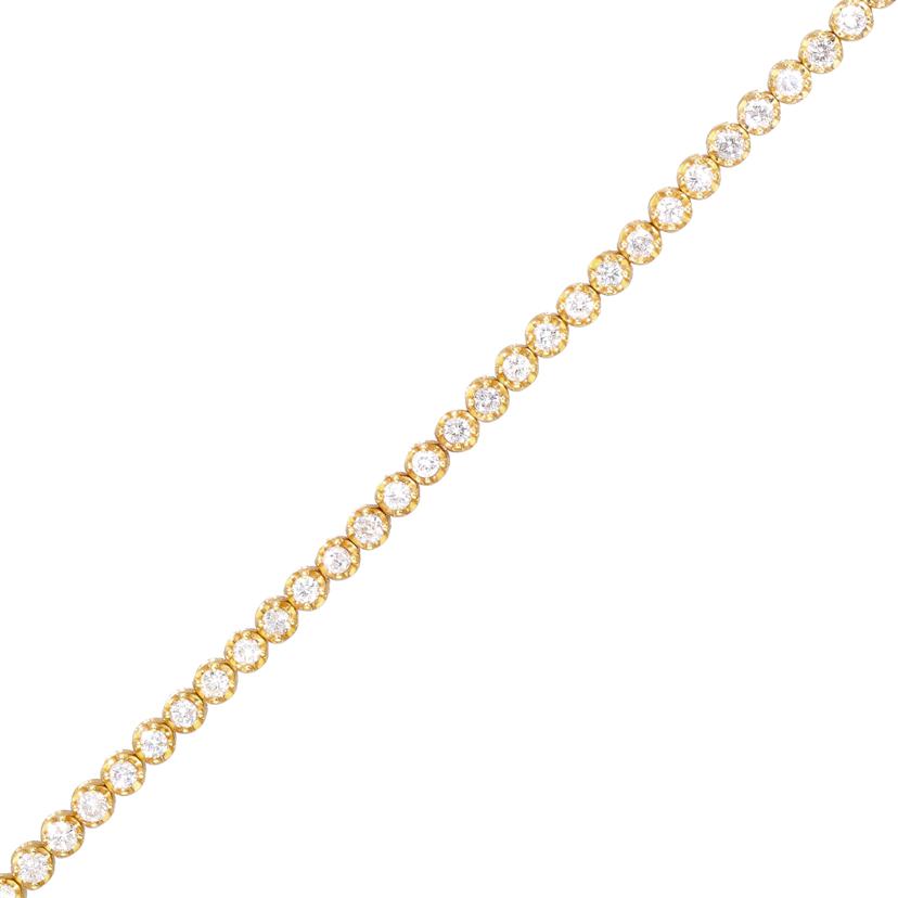 K18ダイヤブレスレット2.00ct17cm//Aランク/19