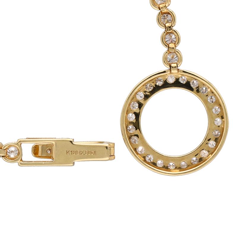 K18ダイヤブレスレット2.00ct17cm//Aランク/19