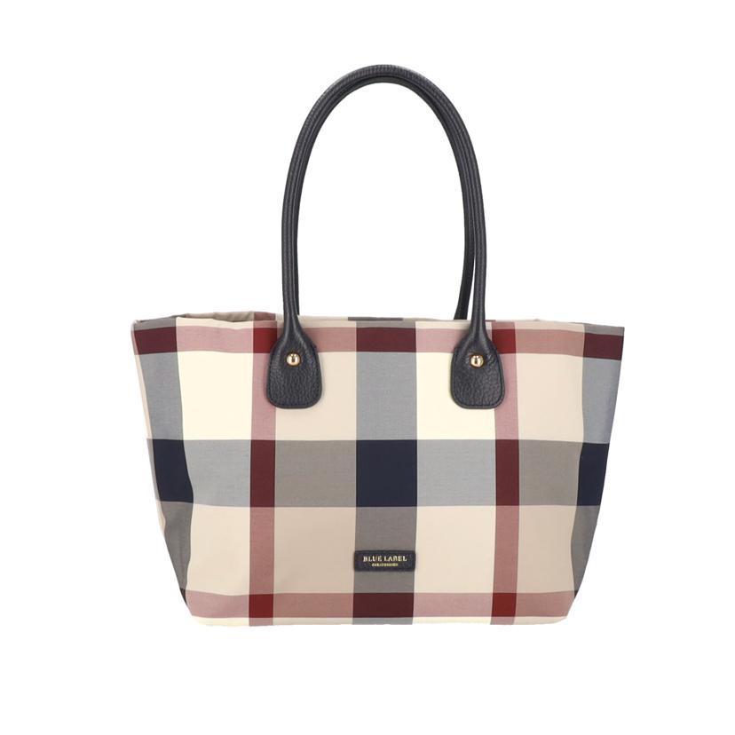 CRESTBRIDGE BLUELABEL クレストブリッジブルーレーベル/チェックトートバッグ/55116-817-28//Aランク/09