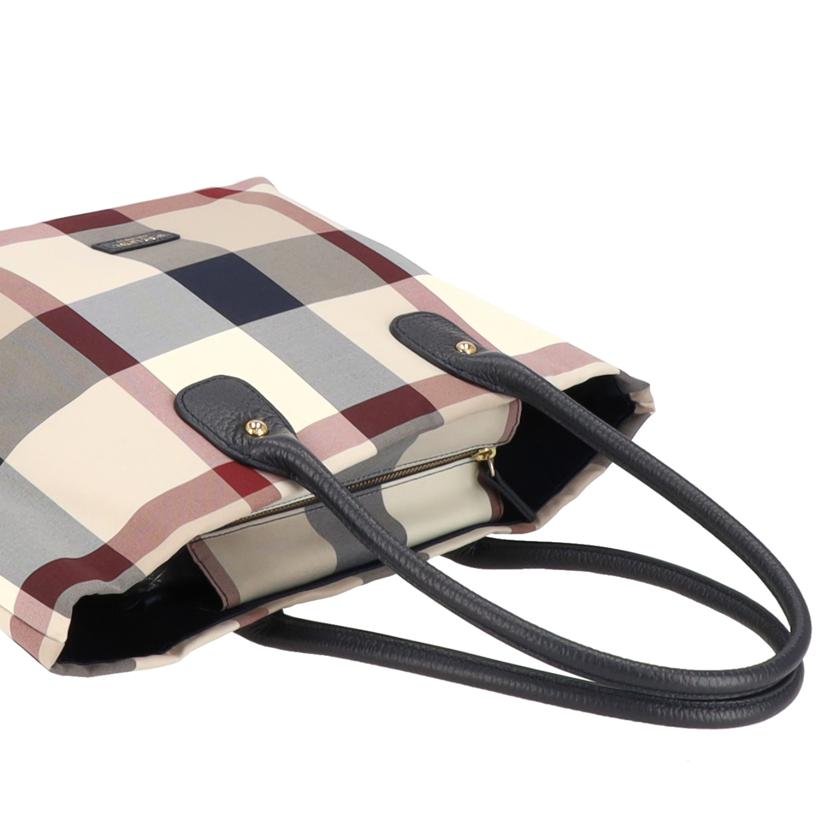 CRESTBRIDGE BLUELABEL クレストブリッジブルーレーベル/チェックトートバッグ/55116-817-28//Aランク/09