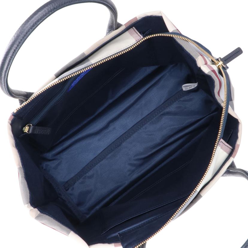 CRESTBRIDGE BLUELABEL クレストブリッジブルーレーベル/チェックトートバッグ/55116-817-28//Aランク/09