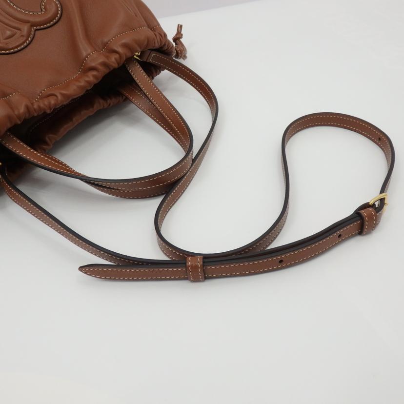 CELINE セリーヌ/スモールカバドローストリングキュイルトリオンフ/111013DU3//I・T******/Aランク/77