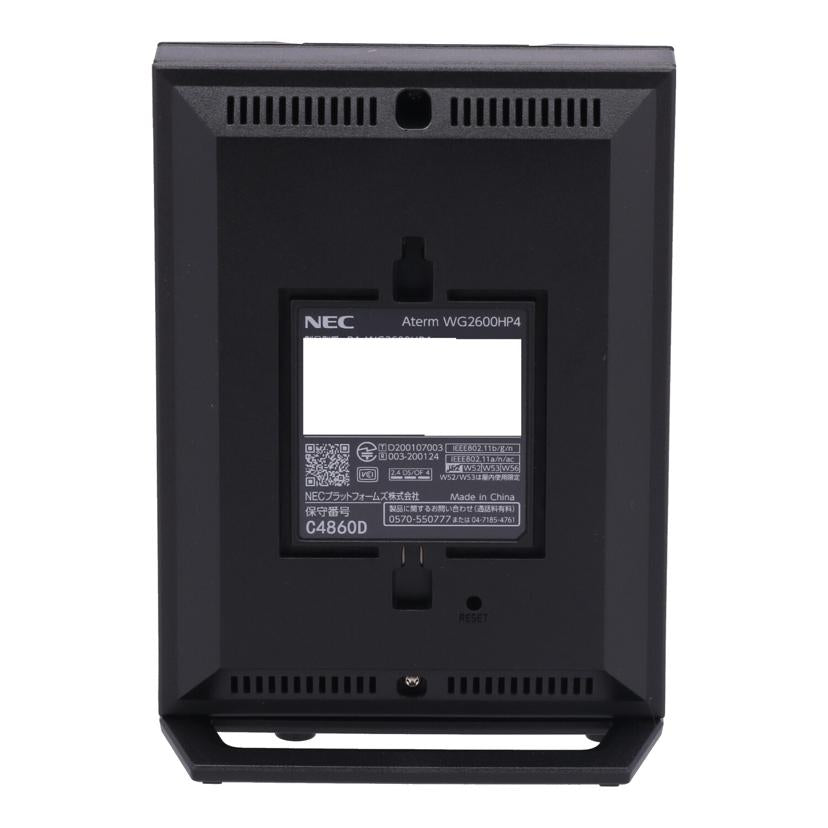 NEC 日本電気 /無線LANルーター/PA-WG2600HP4//2671282929170F4/Aランク/63