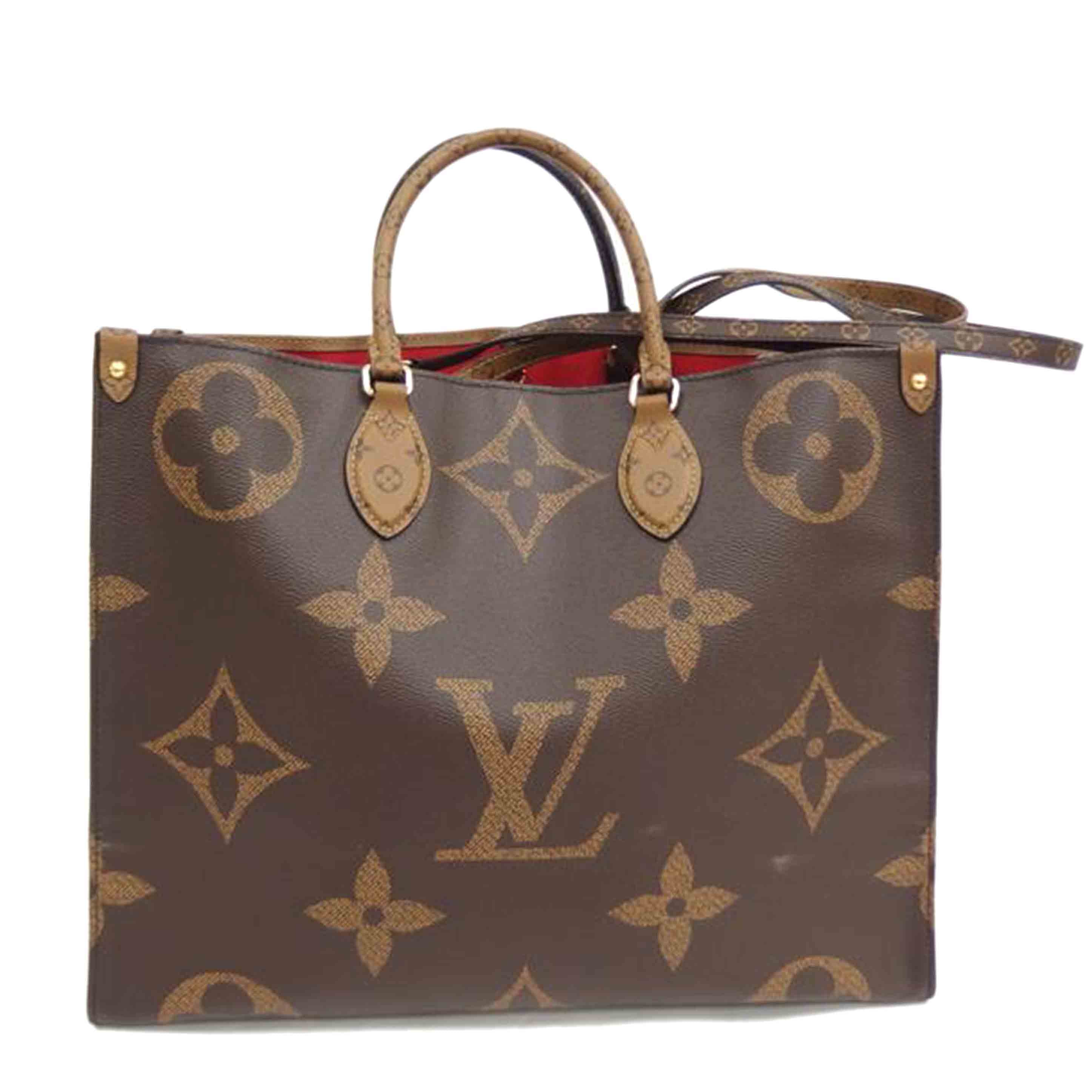 LV ルイヴィトン/オンザゴーGM/モノグラム・ジャイアント・リバース/M45320//NZ2***/Aランク/82