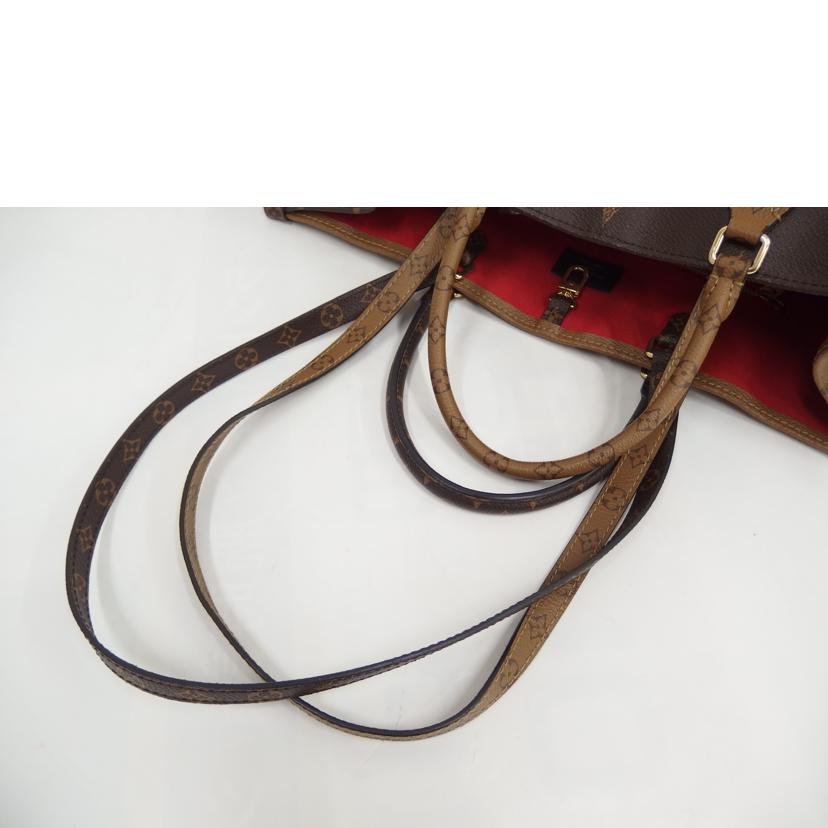 LV ルイヴィトン/オンザゴーGM/モノグラム・ジャイアント・リバース/M45320//NZ2***/Aランク/82