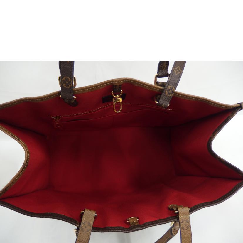 LV ルイヴィトン/オンザゴーGM/モノグラム・ジャイアント・リバース/M45320//NZ2***/Aランク/82