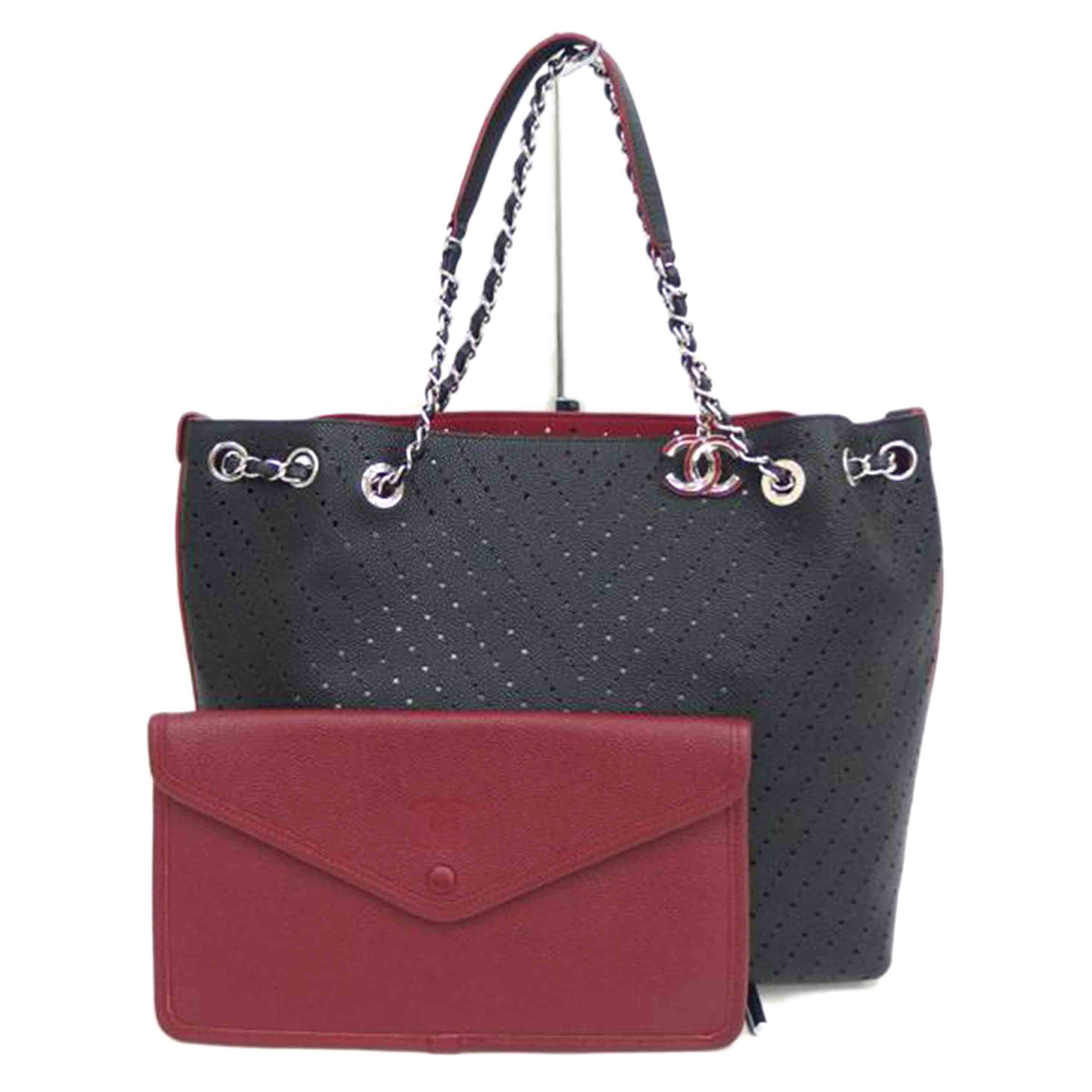 CHANEL シャネル/パンチング トートバッグ //224*****/Aランク/82