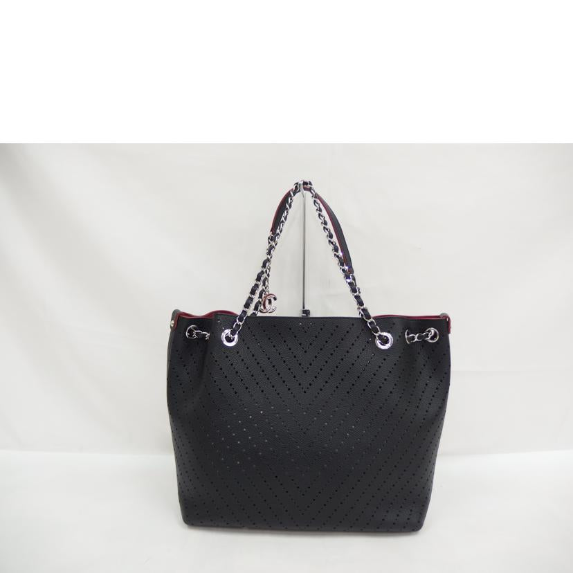 CHANEL シャネル/パンチング トートバッグ //224*****/Aランク/82